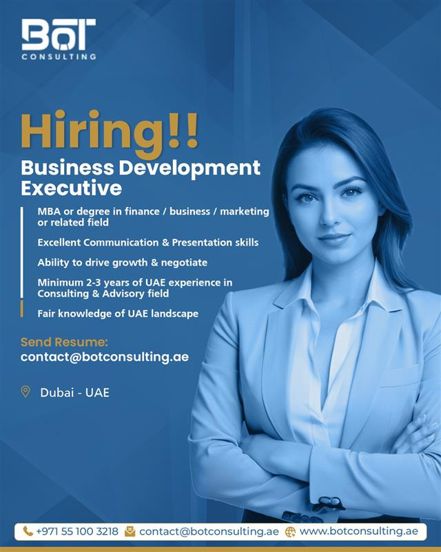 Hiring Business Development executive